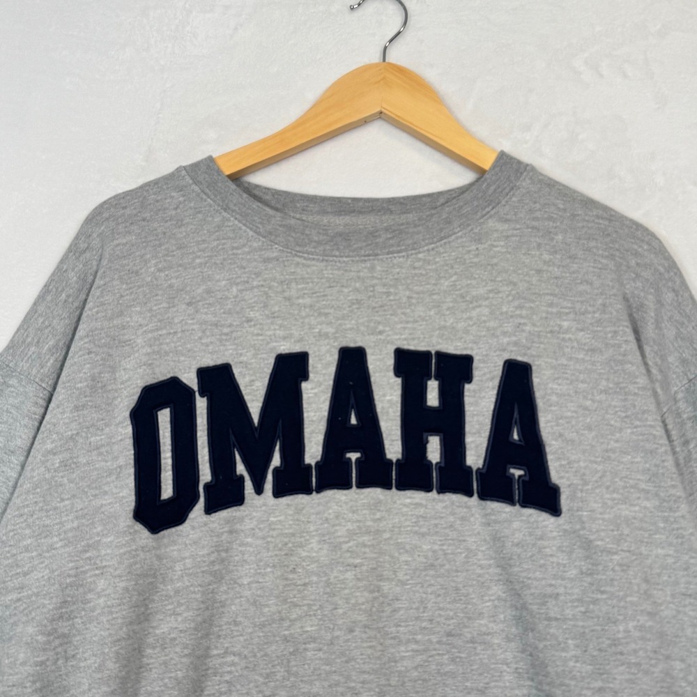 New York Popular Gray Omaha Graphic Sweatshirt XL View 2